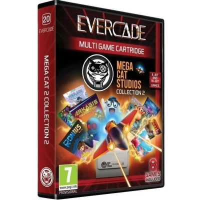 Afbeelding van Evercade Mega Cat Studios cartridge 2 8 games