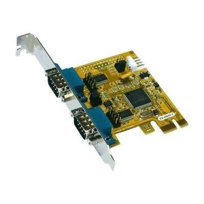 Image de Exsys EX 44042 2 Adaptateur série PCIe x16 RS 232/V.24 x