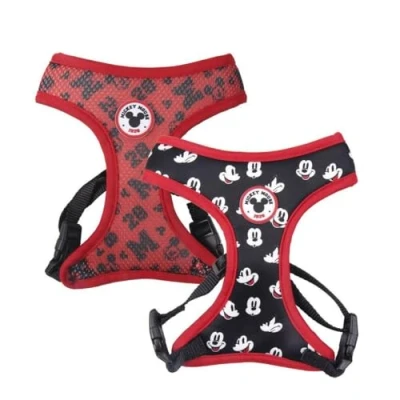 Afbeelding van Hondentuigje Mickey Mouse S/M Zwart