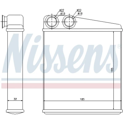 Afbeelding van Nissens Kachelradiateur 72206
