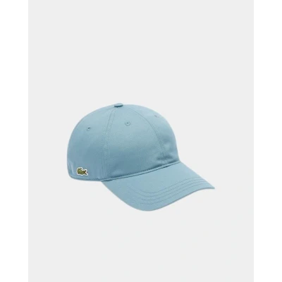 Afbeelding van Lacoste cap Side Croc Gabardine Bleu
