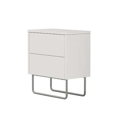Afbeelding van Vicco Nachtkastje Calvin, Wit/Wit, 45 x 50 cm