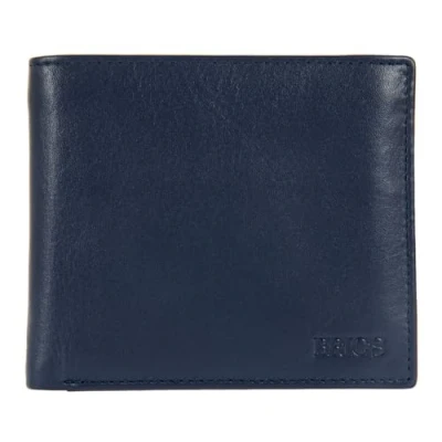 Afbeelding van BRIC&#039;S Leren Kaarthoes Bernina Wallet Ocean Blue Donkerblauw