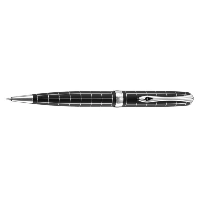 Afbeelding van Diplomat Excellence A Plus Rhomb Guilloche Lapis Black BP
