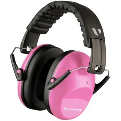 Afbeelding van Gehoorbescherming voor Volwassenen Oorbescherming Concentratie Gehoorbeschermers Schietsport 26dB 12+ jaar Dubbel Roze V Slick