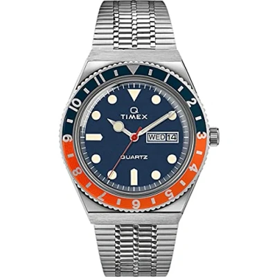 Afbeelding van Timex Q Reissue TW2U61100 Horloge Staal Zilverkleurig Ø 38 mm