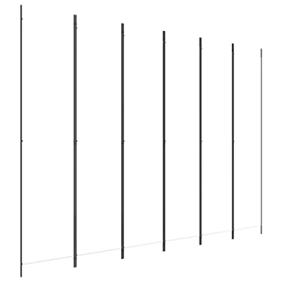 Afbeelding van vidaXL Kamerscherm met 6 panelen 300x220 cm stof wit