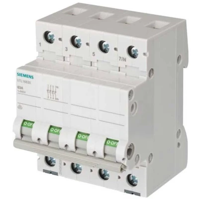 Afbeelding van Siemens 5TL16630 Uitschakelaar Grijs 63 A 3x NO
