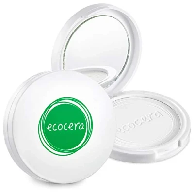 Afbeelding van ECOCERA Rice powder Setting Make up Gezichts Poeder Vegan Parabenen vrij 10g Fixatie