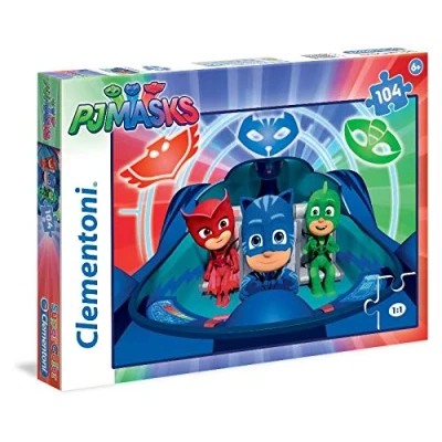 Afbeelding van Clementoni PJ Masks Supercolor puzzel, meerkleurig, 104 stukjes, 27092