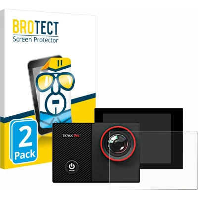 Afbeelding van BROTECT Screenprotector voor Akaso EK7000 Pro Folie Beschermfolie transparant (2 Stuks)