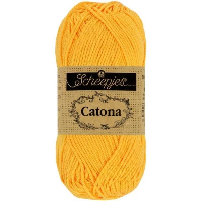 Afbeelding van Scheepjes Catona 50 gram 208 Yellow Gold