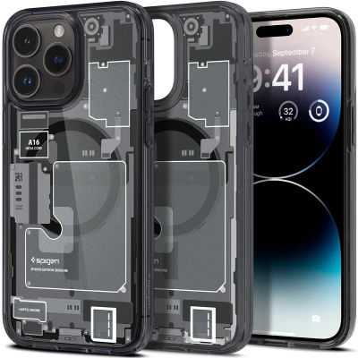 Afbeelding van Spigen Ultra Hybrid Magfit Case hoesje voor iPhone 14 Pro Max Zero One