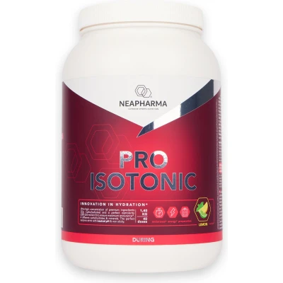 Afbeelding van Neapharma Pro Isotonic: citroen &amp; munt Isotone sportdrank poeder Energy Drink Isotonic Plakt niet in mond 40 porties