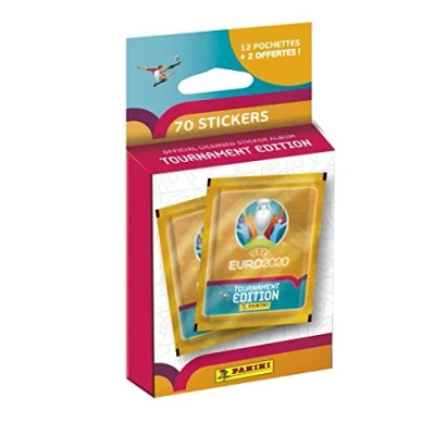 Image de Blister de 14 pochettes Panini Foot Stickers UEFA EURO 2020