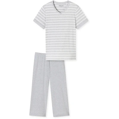 Afbeelding van Schiesser SET Pyjama, Dames, Maat: 36, Silbergrau mel.