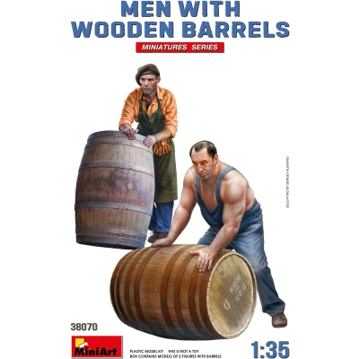 Afbeelding van 1:35 MiniArt 38070 Mannelijke Figuren met Hotuten Vaten Plastic Modelbouwpakket