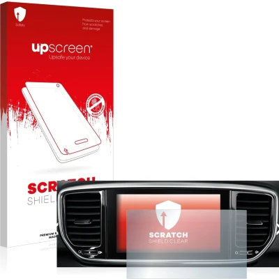 Afbeelding van upscreen Screenprotector voor Kia Sportage QLPE 2020 Infotainment System 8&quot; Folie Beschermfolie transparant