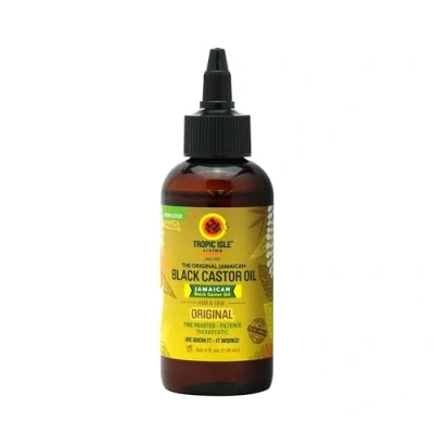 Afbeelding van Jamaicaanse zwarte castorolie PET plastic fles 118 ml Voor haargroei, huidconditionering, wenkbrauwen en wimpers, haarbehandelingsolie