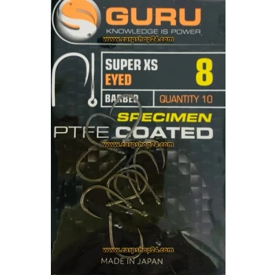Afbeelding van Guru Super XS Specimen (10 pcs) Barbed Eyed Maat : Size 8