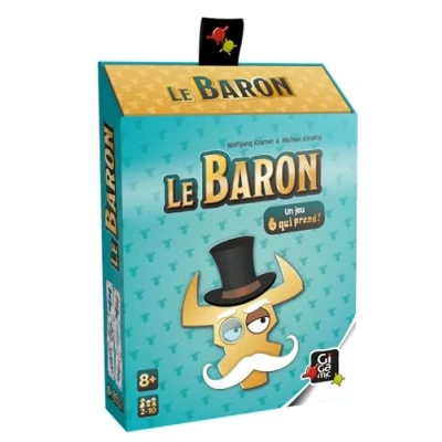 Afbeelding van Gigamic Le Baron Un Jeu Six Qui Prend de Cartes pour Toute la Famille avec Plus rebondissements et Fun 2 à 10 Joueurs A partir 8 Ans.
