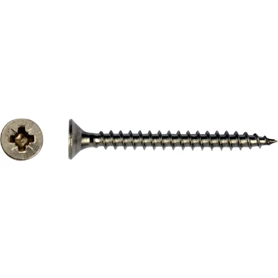 Afbeelding van PGB Fasteners Spaanplaatschroef VZK RVS 6 x 90 mm
