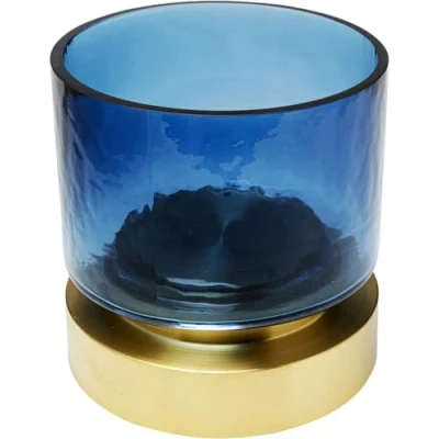 Afbeelding van Vaas Lumi blauw 18cm Kare Design