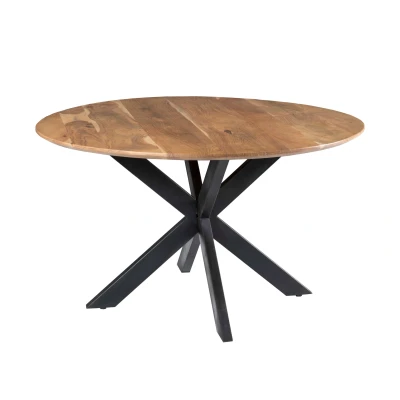 Afbeelding van Eettafel Oslo Rond Naturel 120 cm