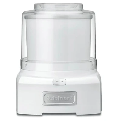 Afbeelding van Cuisinart Cool Scoops Ice Cream Maker crème glacée et machine à maison en 25 minutes Sorbet Frozen Yogourt Format famille Bol de 1,4L ICE21
