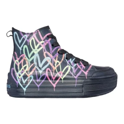 Afbeelding van Skechers Hyperlift Veterschoen hoog zwart Maat 38