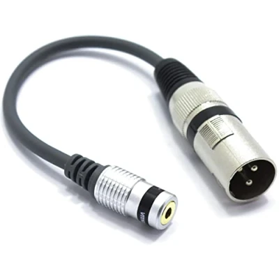 Afbeelding van VITALCO XLR mannelijk naar 3,5 mm vrouwelijk 3 pins stereo jack TRS mini audiokabel