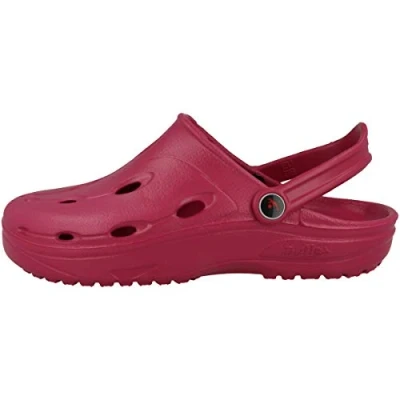 Afbeelding van chung shi DUX Duflex Unisex Erwachsene Badslippers, Maat: 44 45, Cherry jubilee Soft synthetic