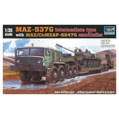 Afbeelding van MAZ 537G met oplegger