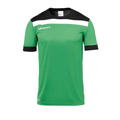 Afbeelding van Uhlsport Offense 23 Shirt Korte Mouw Heren Groen / Zwart Wit Maat: 2XL