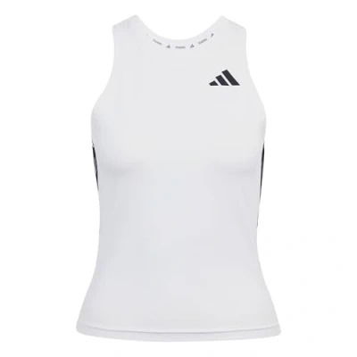 Afbeelding van adidas Performance Train Essentials 3 Stripes Workout Top, Dames, Maat: Large, White/black