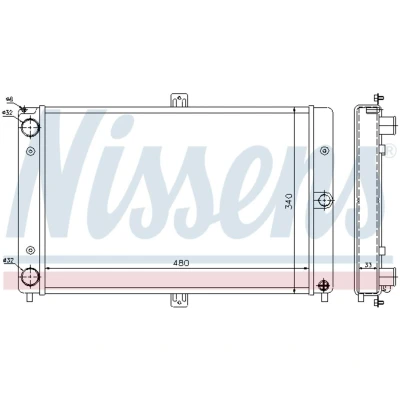 Afbeelding van Nissens Radiateur 62351