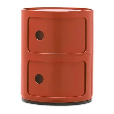 Afbeelding van Kartell Componibili Kast 2 Modules Oranje