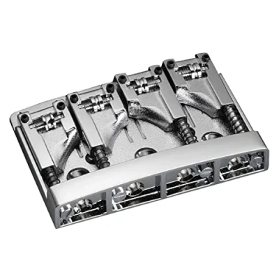 Afbeelding van Schaller bas brug 3D 4 Chrom Basgitaaronderdeel