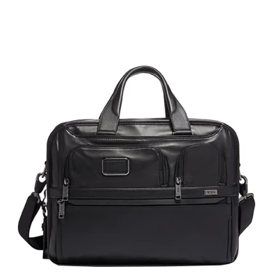 Afbeelding van Tumi Alpha Expandable Organizer Laptop Brief Leather black