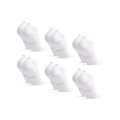 Afbeelding van Danish Endurance 6 PACK Enkelsokken, Maat: 39 42, White