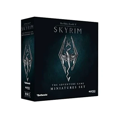 Afbeelding van Modiphius The Elder Scrolls: Skyrim Avontuurlijk gezelschapsspel vanaf 14 jaar 1 tot 4 spelers 60 120 minuten speeltijd, grijs, rood