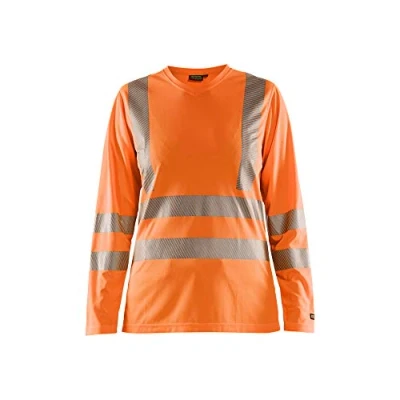 Afbeelding van Blaklader 34851013 damesshirt met lange mouwen oranje, XS