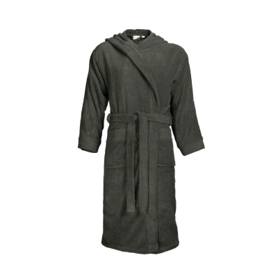 Afbeelding van The One Badjas met capuchon 420 gram Antraciet L/XL