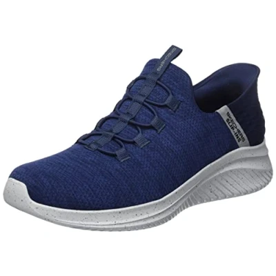 Afbeelding van Skechers Ultra Flex 3.0 Right Away Sneakers voor heren, Marineblauwe mesh rand
