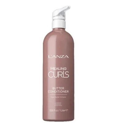 Afbeelding van Lanza Healing Curls Butter Conditioner 1000ml Haibu by Kapperskorting.com