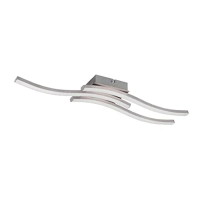 Afbeelding van Trio Route Plafondlamp Nikkel;Wit