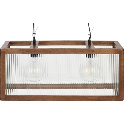 Afbeelding van Beliani PENNA Hanglamp Lichtbruin Mangohout