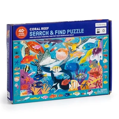 Afbeelding van Coral Reef 64 Piece Search &amp; Find Puzzle