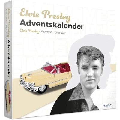 Afbeelding van 1:37 Franzis 55120 7 Elvis Cadillac Eldorado Adventskalender Plastic Modelbouwpakket