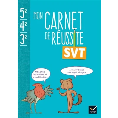 Image de Mon Carnet de réussite SVT 5e 4e 3e Ed 2024 élève